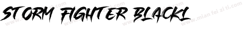 storm fighter blackl字体转换